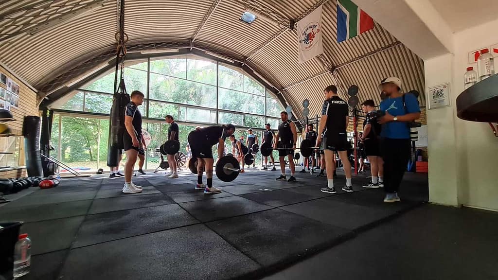 Glasgow Warriors training at Pirates
